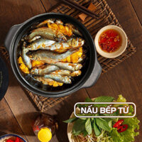 Nồi đất nấu bếp từ 1,2 lít (Đen)