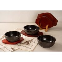 Nồi đất nấu canh Hàn Quốc (không nắp) - HR037/ HR038/ HR039