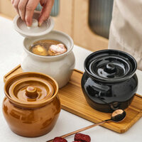 Nồi đất nấu canh, hũ nấu canh gia dụng, yến sào, hầm thương mại, Nồi Hầm gốm sứ kiểu cũ, Nồi Hầm cách thủy, nồi hấp