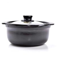 NỒI ĐẤT NẤU MỲ CAY  SỨ TRÁNG MEN CAO CẤP ĐỈNH CAO NẮP KÍNH