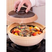 Nồi đất sét cổ điển dùng cho gia đình, đốt gas khô, nồi đất không nứt cho cơm, nồi đất nhỏ đặc biệt cho súp, nồi gốm