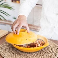 Nồi đất sét gốm chịu nhiệt độ cao Nồi cơm gà om với nước sốt nâu Cơm nhỏ Nồi nông thương mại Nồi đá Bibimbap Gas Chuyên