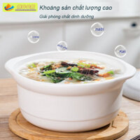 Nồi Đất Trắng Chuyên Dụng Cho Bếp Từ，Nồi Canh Gia Dụng，Nồi Hầm Gốm Sứ Hàn Quốc Ngọn Lửa Trần Thương Mại Chịu Nhiệt Độ Ca
