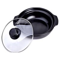 NỒi đất tráng men cao cấp 19cm dùng kho cá, kho thịt tiện lợi - noi dat kho ca