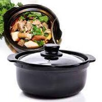 Nồi đất tráng men cao cấp dùng để làm kho quẹt nắp kiếng Dung tích 1L/ 1.5L/ 2L/ 2.5L