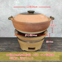 Nồi đất truyền thống Lò nướng kiểu cũ Lò nướng than thương mại Nồi đất nung bằng tay Nồi đất nung t