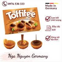 (Nội địa Đức) Kẹo caramen mềm phủ sôcôla nhân hạt dẻ toffifee 125g _Hàng chuẩn Đức