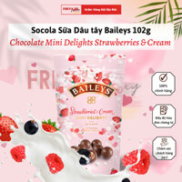 [NỘI ĐỊA ĐỨC] Socola dâu tây Baileys - Socola ngọt ngào nhân kem sữa dâu tây túi 102g