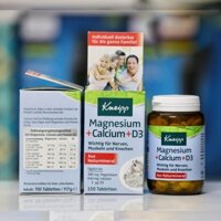 [Nội địa Đức] Viên Uống Kneipp Magnesium + Calcium + D3, 150v, Bổ Sung Canxi, Magie & Vitamin D3
