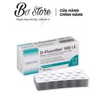 [NỘI ĐỊA ĐỨC] Vitamin D Fluoretten 500 IE Cho Trẻ Sơ Sinh Và Trẻ Nhỏ, 90v