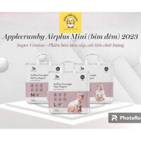 [NỘI ĐỊA HÀN, MALAY]Tã/bỉm DÁN/QUẦN APPLECRUMBY cao cấp NB4/S24/M42/L36 (dán),M22/L20/XL18/XXL16 quần)
