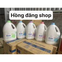 (Nội Địa Mới Nhất 2023)Nước Giặt Xả Quần Áo Trẻ Em Sơ Sinh DNEE Can 5Màu 2’800ml Nội địa Thái Lan