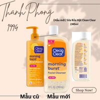 (Nội địa Mỹ) SẴN Sữa rửa mặt Clean & Clear da dầu mụn OILFREE 240ml
