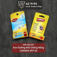 [Nội Địa Mỹ] Son Dưỡng Chống Nắng CARMEX SPF 30 - Chống UVA, UVB, Lâu Trôi, Dưỡng Ẩm - Az9193