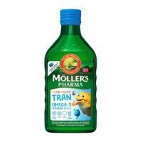NỘI ĐỊA NAUY - Dầu gan cá tuyết Möller's Pharma hương hoa quả tutti frutti 250 ml