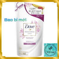 🇯🇵[NỘI ĐỊA NHẬT] 🇯🇵 Shampoo Dove Giúp Tóc Bóng Mượt Chiết Xuất Hoa Sen Và Dầu Jojoba 350g