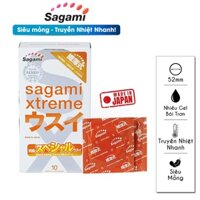 [NỘI ĐỊA NHẬT] Bao Cao Su Sagami Xtreme SuperThin | Bcs Siêu Mỏng Siêu Ôm Được Xứ Xở Mặt Trời Mọc Ưa Chuộng Nhiều Nhất