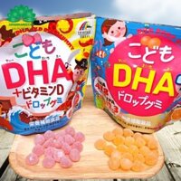 [Nội địa Nhật] Kẹo Hỗ Trợ Bổ Sung DHA Cho Bé Unimat Riken Của Nhật Bản (90v/ kèm bill)