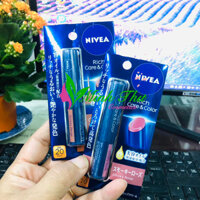 [Nội địa Nhật] Son dưỡng môi Nivea Rich Care & Color SPF20 PA++ có màu - Nhật Bản