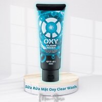 [Nội Địa Nhật] Sữa Rửa Mặt Oxy Clear Wash Cho Nam Xanh Dương - 130gam