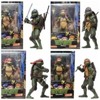 Nội địa Ninja Rùa NECA 1990 Phiên bản phim TMNT Hộp mô hình búp bê di chuyển độc quyền cầm tay