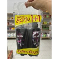 [Nội địa Thái] Combo 2 chai dầu gội xả sunsilk Thái Lan (đen)