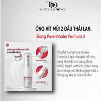 [Nội Địa Thái] Ống hít thông mũi Siang Pure Inhaler 2 Đầu Thái Lan - Cực Kỳ Hiệu Quả