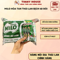 [Nội Địa Thái] Sữa MILO Bột 3in1 Thái Lan Lốc 48 Gói - Bột MILO Hòa Tan Ít Ngọt Dồi Dào Dinh Dưỡng Bổ Sung Năng Lượng