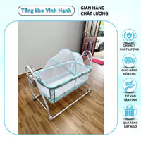 Nôi điện 1 tầng cao cấp Đại Vĩ tặng kèm võng- Nôi điện Đại Vĩ 2 in 1