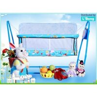 Nôi điện cho bé Đại Vĩ 1 tầng (Tặng kèm võng)