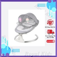 Nôi điện cho bé sơ sinh ghế rung cho bé có điều khiển từ xa dùng cho bé từ sơ sinh Royal kids