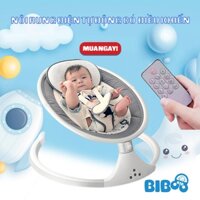 Nôi điện cho bé sơ sinh ghế rung cho bé có điều khiển từ xa Dùng cho bé từ sơ sinh_Bibookids