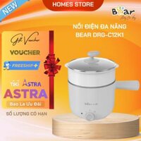 Nồi Điện Đa Năng Mini BEAR DRG-C12K1, Dung Tích 1.2 Lít Công Suất 600W - Hàng Chính Hãng