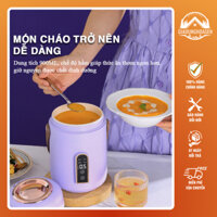 Nồi điện đa năng mini HL, nấu cơm,cháo, hầm dung tích 0.8L màn hình cảm ứng led có chức năng hẹn giờ