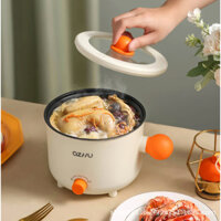 Nồi điện đa năng , nồi lẩu mini đa năng kèm khay hấp, chất liệu chống dính, dung tích 1,8L tốc độ sôi cực nhanh.