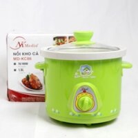 Nồi điện hầm cháo, sườn, kho cá, Nồi nấu cháo chậm cho bé 1.5l tiện lợi đa năng