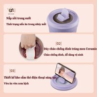 Nồi Điện Nấu Mì, Nồi Lẩu Điện Mini Bát điện Cốc Lẩu Đa Năng Có Chống Dính 1,8L 500W Nấu Lẩu, Mì, Chiên, Cháo GDVƯ