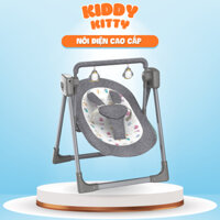 Nôi điện rung bập bênh trẻ em MumKid Có đai đeo an toàn cho bé và có loa không dây bluetooth | MK23-068