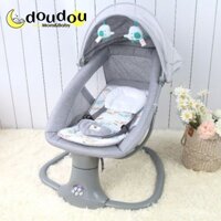 Nôi điện tự động cho bé sơ sinh, ghế rung điều khiển từ xa Ghế Ru Ngủ Thông Minh