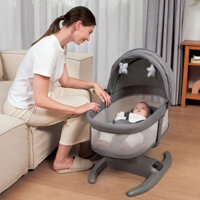 Nôi điện tự động cho bé Mastela H dành cho trẻ sơ sinh đến 3 tuổi gồm 12 giai điệu nhạc, 5 chuyển động, trọng tải 15ki