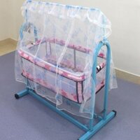 Nôi Điện Tự Động Tối Đa 35kg Khung Thép Màu Hồng Cho Bé VINANOI - NV35H - Máy Đưa Nôi Êm Ái, Tiện Lợi Và An Toàn Cho Bé