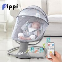Nôi điện tự động trẻ sơ sinh, ru ngủ tiếng ồn trắng, điều khiển từ xa kết nối Bluetooth