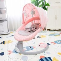 Nôi điện tự xoay thông minh cho bé có MÀN + ĐIỀU KHIỂN TỪ XA nôi ru bé ngủ tự động