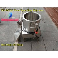 NỒI ĐỒ XÔI THƠM NGON CHẠY ĐIỆN 10 KG/MẺ , INOX 304 CHO QUÁN ĂN