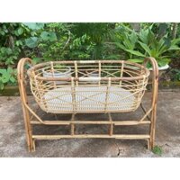 Nôi đưa em bé bằng mây- Nôi mây nằm cho trẻ 0-12 tháng