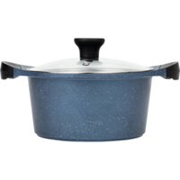 Nồi đúc vân đá xanh Supor Durarock H23102-ST24 đường kính 24 cm