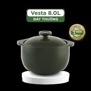 Nồi dưỡng sinh Vesta 8.0 L (nồi tròn cao) + nắp