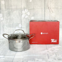 NỒI Elmich 20cm INOX 304 CAO CẤP 3 LỚP ĐÁY LIỀN TRI-MAX 20CM -dung tích 3l