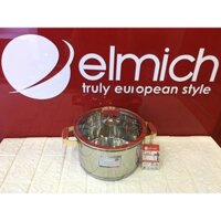 Nồi Elmich inox 304 Red velvet 18cm, 20cm, 22cm, 24cm