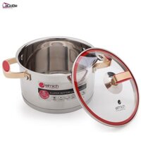 NỒI ELMICH INOX 304 RED VELVET cao cấp EL5268